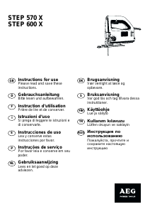 Manuale AEG STEP 570 X Seghetto alternativo