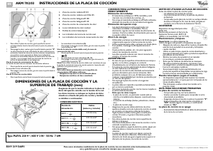 Manual de uso Whirlpool AKM 702/NB/03 Placa