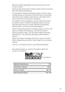 Manuale Neff H5640N0 Microonde
