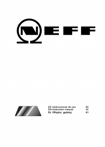 Manual Neff T45P90X0 Hob