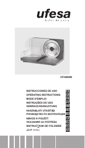 Manual de uso Ufesa CF4809N Cortafiambres
