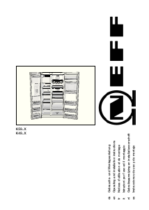 Handleiding Neff K5935D1 Koel-vries combinatie