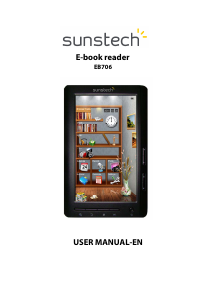 Bruksanvisning Sunstech EB706 Läsplatta