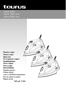 Bruksanvisning Taurus Adria 1800 Inox Strykjärn