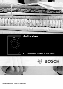 Mode d’emploi Bosch WAA24260FF Lave-linge