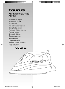 Manuale Taurus Artica 2800 Zaffiro Ferro da stiro