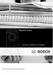 Mode d’emploi Bosch WAE24060FF Lave-linge