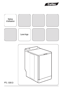 Mode d’emploi Curtiss PTL 1255 D Lave-linge