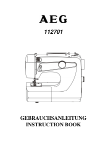 Bedienungsanleitung AEG 112701 Nähmaschine