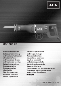 Manual AEG US 1300 XE Ferăstrău cu piston