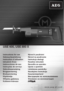 Handleiding AEG USE 600 Reciprozaag