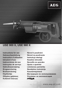 Εγχειρίδιο AEG USE 900 X Παλινδρομικό πριόνι