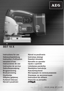 Manual AEG BST 18 X Serra de recortes