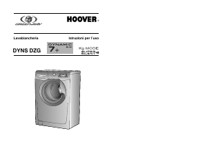 Manuale Hoover DYNS 7105DZG-30 Lavatrice