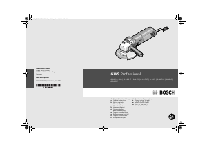 Bruksanvisning Bosch GWS 6-115 Vinkelslip