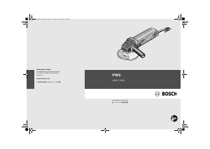 説明書 ボッシュ PWS 1000 アングルグラインダー