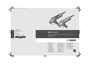 Priročnik Bosch GWS 15-125 CIT Professional Kotna brusilka