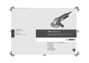 Bruksanvisning Bosch GWS 14-125 CI Professional Vinkelslip