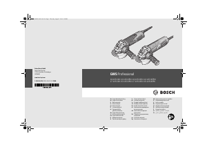 Руководство Bosch GWS 17-125 CIEX Professional Углошлифовальная машина