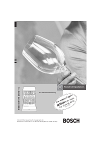 Bedienungsanleitung Bosch SHV55M03EU Geschirrspüler