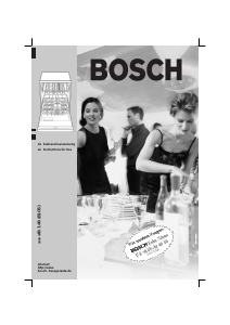 Bruksanvisning Bosch SGE0925 Diskmaskin