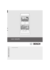 Mode d’emploi Bosch SRV33A13 Lave-vaisselle