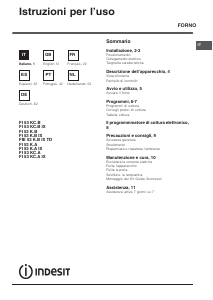 Bruksanvisning Indesit FI 53 KC.A (WH) Ugn