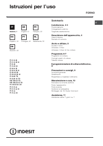 Manual Indesit FI 51.A (BK) Forno