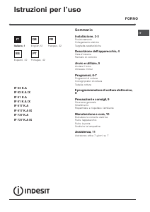 Mode d’emploi Indesit IF 617 K.A IX Four