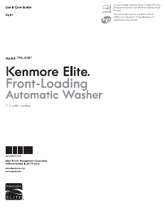 Handleiding Kenmore 796.41582 Elite Wasmachine