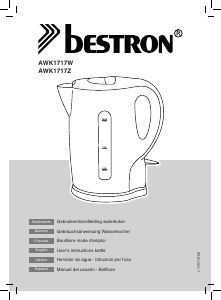 Bruksanvisning Bestron AWK1717W Vattenkokare