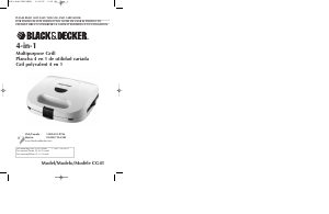 Handleiding Black and Decker CG41 Contactgrill