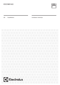 Rokasgrāmata Electrolux EOC5851AO Cepeškrāsns