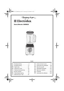 Manual Electrolux ASB8000 Liquidificadora