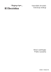 Használati útmutató Electrolux EWX14550W Mosó-szárítógép