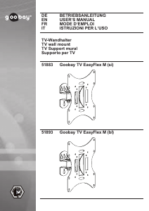 Bedienungsanleitung Goobay TV EasyFlex M Wandhalterung