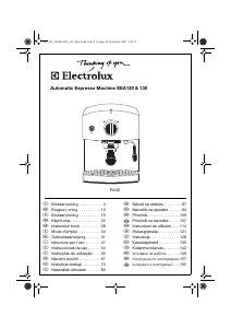 Bruksanvisning Electrolux EEA130 Espressomaskin