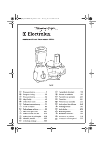 Handleiding Electrolux AFP880 Assistent Keukenmachine