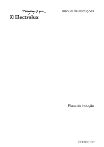 Manual Electrolux EHD30010P Placa