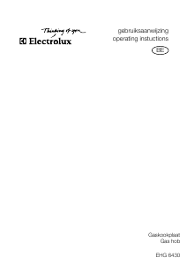 Manual Electrolux EHG6430X Hob