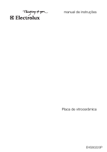 Manual Electrolux EHS80220P Placa
