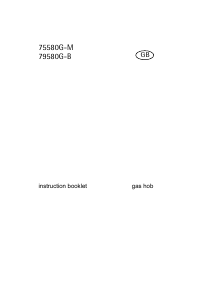 Manual Electrolux 75580G Hob