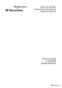 Manual de uso Electrolux ESF66710 Lavavajillas