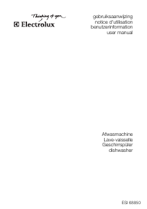 Bedienungsanleitung Electrolux ESI68850X Geschirrspüler