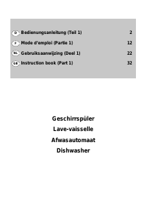 Bruksanvisning Electrolux ESL444 Diskmaskin