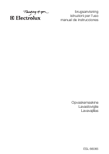 Brugsanvisning Electrolux ESL66065 Opvaskemaskine