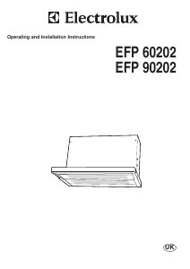 Bruksanvisning Electrolux EFP90202 Köksfläkt