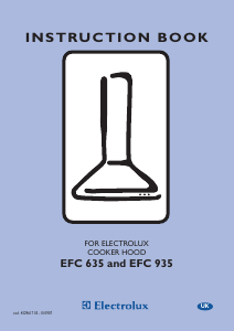 Manual Electrolux EFC635X Cooker Hood