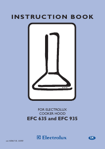 Bruksanvisning Electrolux EFC635X Köksfläkt