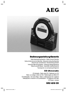 Manuale AEG SRC 4315 CD Radiosveglia